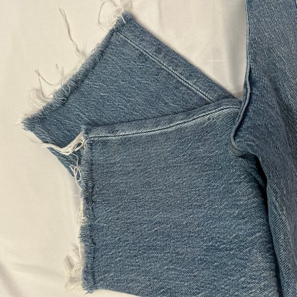 Madewell Women's The Perfect Vintage Wash Jean Fringe Hem Size 25 - Picture 3 of 8